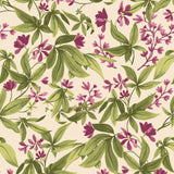 Galerie Inia Classical Floral All-over Green Wallpaper INA80