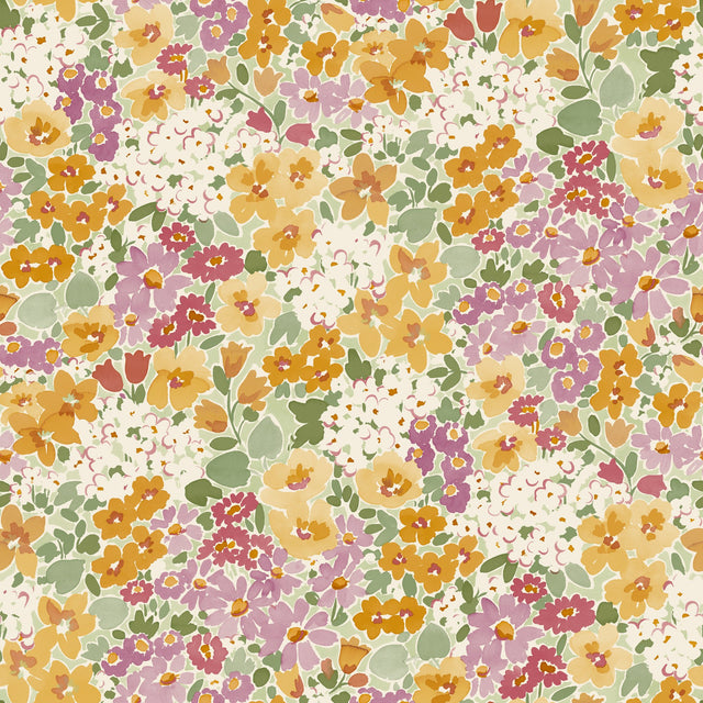 Galerie Inia Classical Floral All-over Multi-colored Wallpap