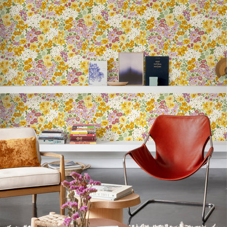 Galerie Inia Classical Floral All-over Multi-colored Wallpap