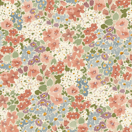 Galerie Inia Classical Floral All-over Multi-colored Wallpap