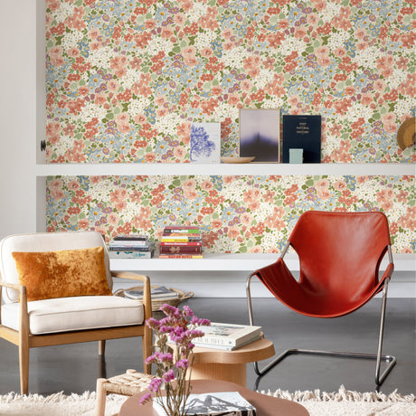 Galerie Inia Classical Floral All-over Multi-colored Wallpap
