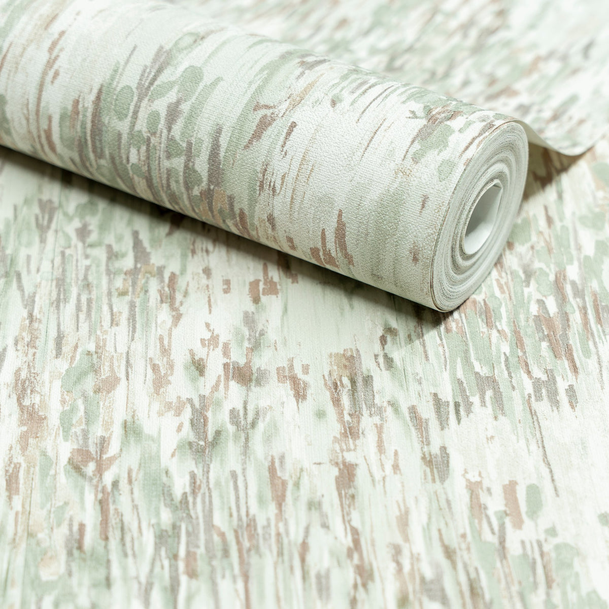 Galerie Inia Ethnic All-over Green Wallpaper INA82803