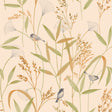 Galerie Inia Branched Leaves All-over Beige Wallpaper INA835
