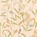 Galerie Inia Branched Leaves All-over Beige Wallpaper INA835