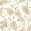 Galerie Inia Branched Leaves All-over Beige Wallpaper INA836