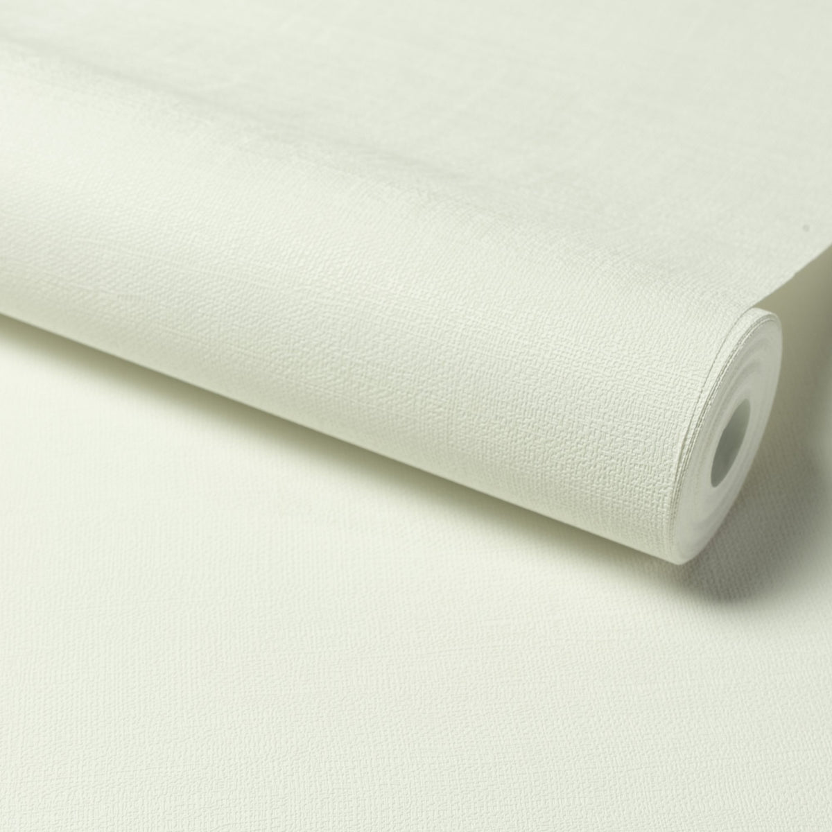 Galerie Structured Walls Textile Plain White Wallpaper A8491