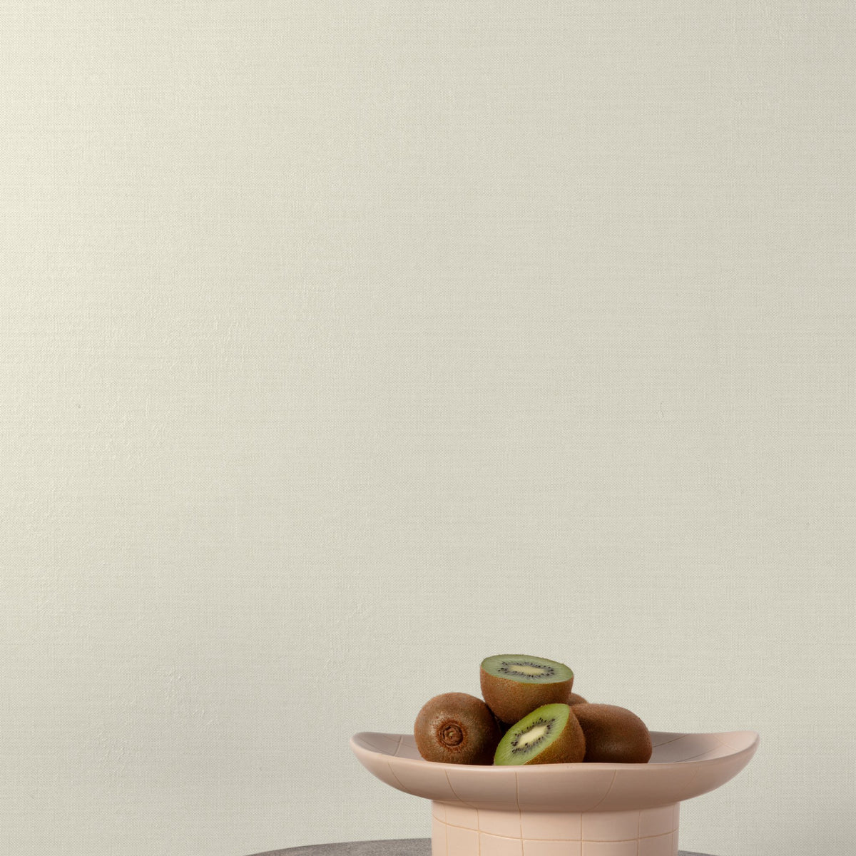 Galerie Structured Walls Textile Plain Cream Wallpaper A8491
