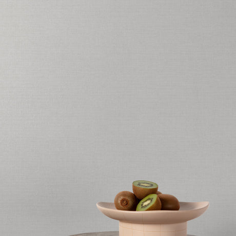 Galerie Structured Walls Textile Plain Grey Wallpaper A84921