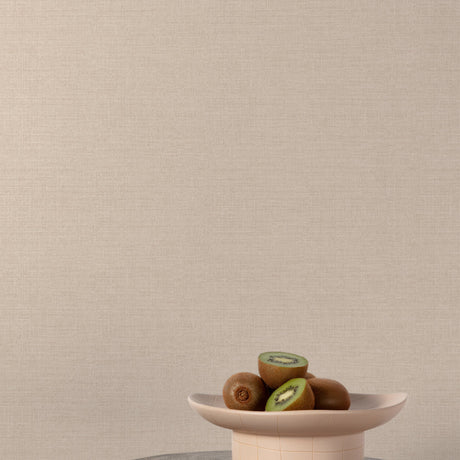 Galerie Structured Walls Textile Plain Pink Wallpaper A84922