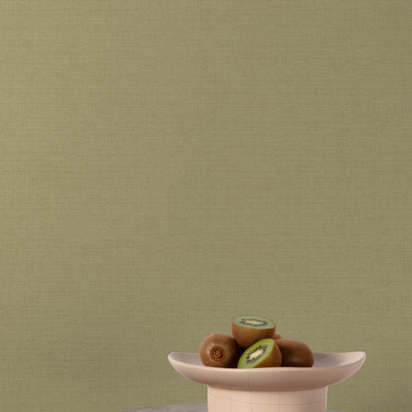 Galerie Structured Walls Textile Plain Brown Wallpaper A8492