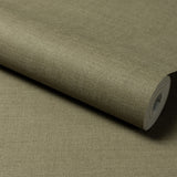 Galerie Structured Walls Textile Plain Green Wallpaper A8492