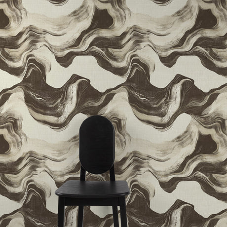 Galerie Structured Walls Geometric All-over Brown Wallpaper 