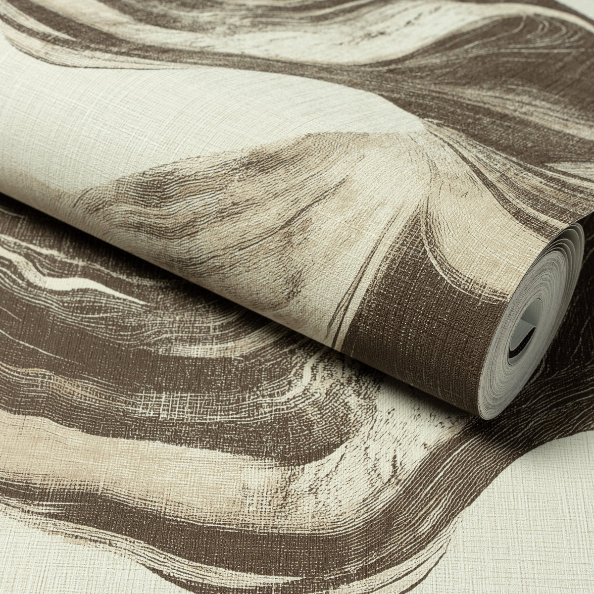 Galerie Structured Walls Geometric All-over Brown Wallpaper 