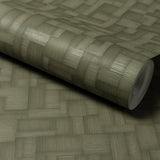 Galerie Structured Walls Geometric All-over Green Wallpaper 
