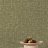 Galerie Structured Walls Geometric All-over Green Wallpaper 