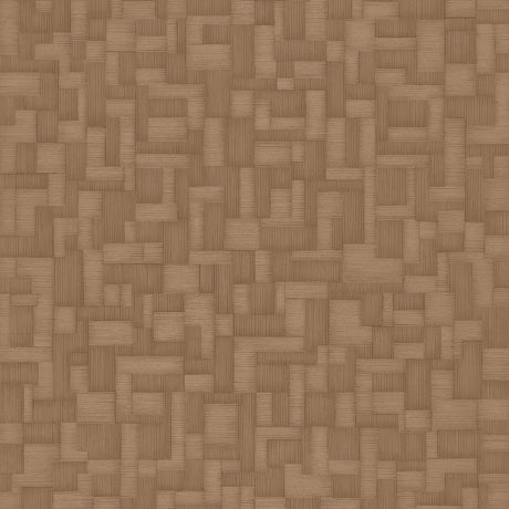 Galerie Structured Walls Geometric All-over Brown Wallpaper 