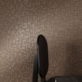 Galerie Structured Walls Geometric All-over Brown Wallpaper 