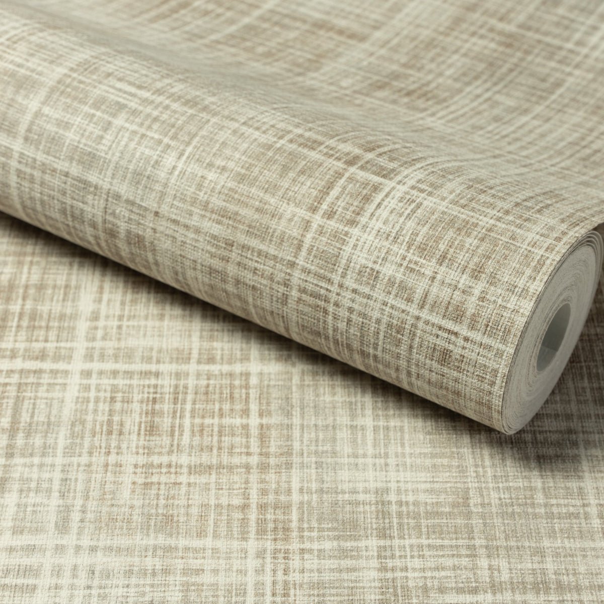 Galerie Structured Walls Textile Plain Beige Wallpaper A8550