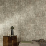 Galerie Structured Walls Textile Plain Black Wallpaper A8550