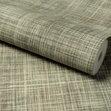 Galerie Structured Walls Textile Plain Black Wallpaper A8550