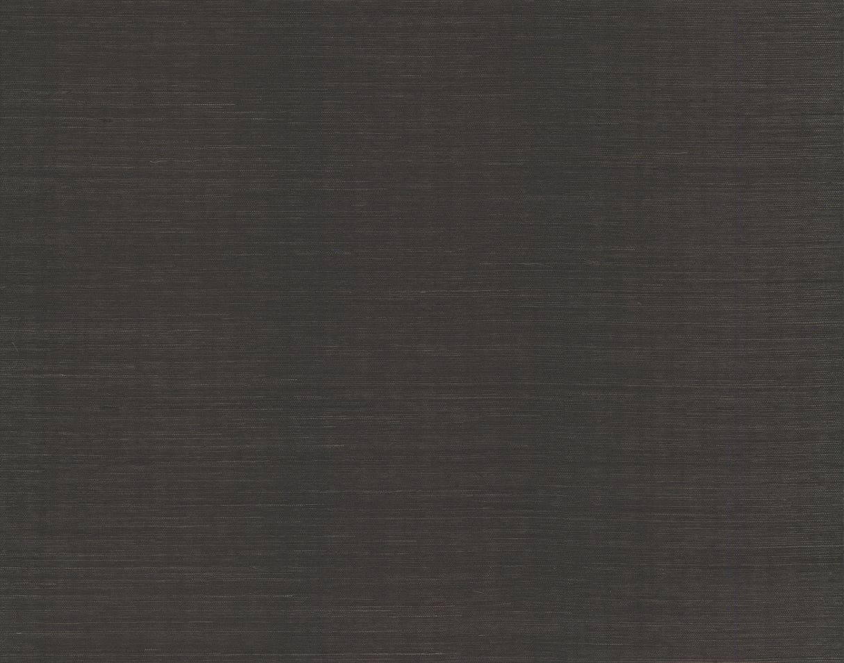 York AB2195 Sisal Grasscloth Black Wallpaper