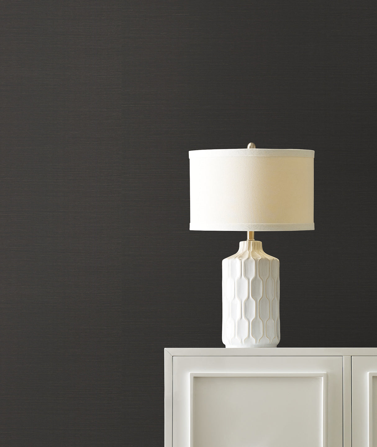 York AB2195NW Maguey Sisal Black Wallpaper