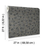Antonina Vella AB3004 Ophidia Black Wallpaper - Eade's Wallpaper