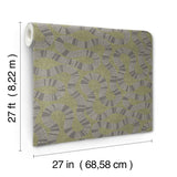Antonina Vella AB3005 Ophidia Olive Wallpaper - Eade's Wallpaper
