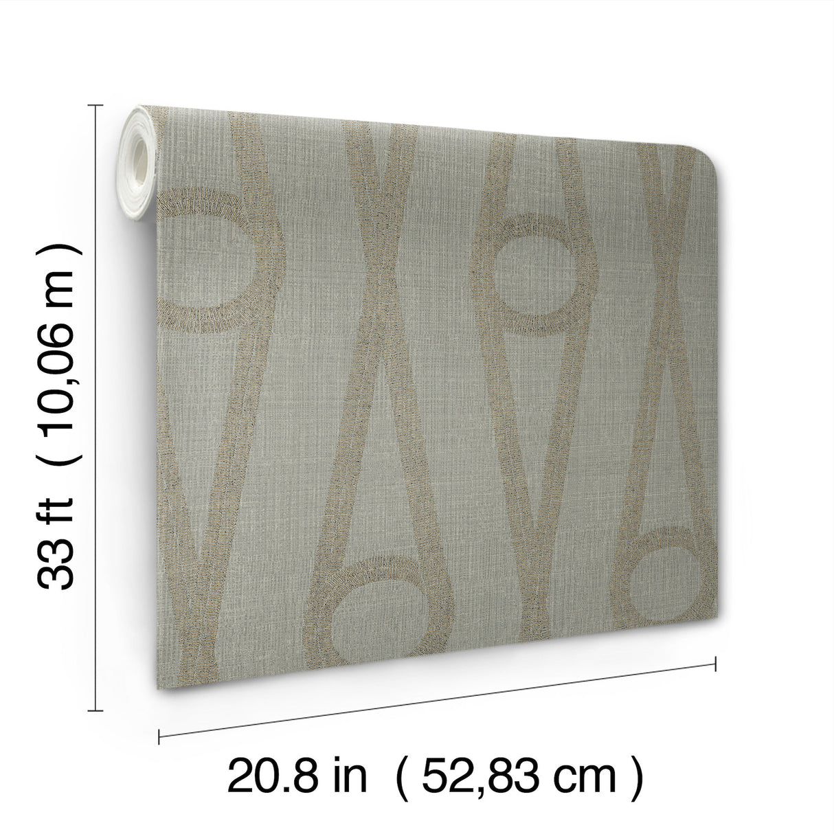 Antonina Vella AB3013 Henlein Grey Wallpaper - Eade's Wallpaper