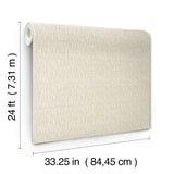 Antonina Vella AB3041 Thatched Taupe Wallpaper - Eade's Wallpaper