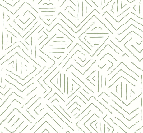 Antonina Vella AB3082 Sirih Sage Wallpaper - Eade's Wallpaper
