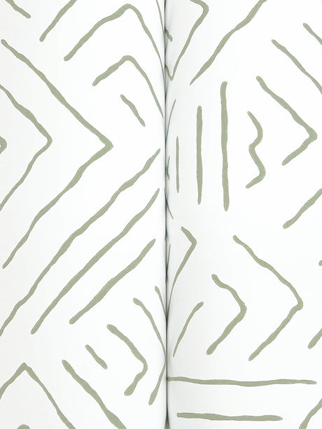 Antonina Vella AB3082 Sirih Sage Wallpaper - Eade's Wallpaper