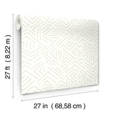 Antonina Vella AB3085 Sirih Beige Wallpaper - Eade's Wallpaper