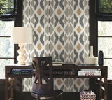 Antonina Vella AB3095 Patan Taupe Wallpaper - Eade's Wallpaper