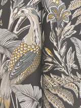 Antonina Vella AB3104 Heronwood Black Wallpaper - Eade's Wallpaper