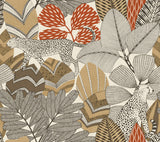 Antonina Vella AB3111 Namiri Ochre Wallpaper - Eade's Wallpaper