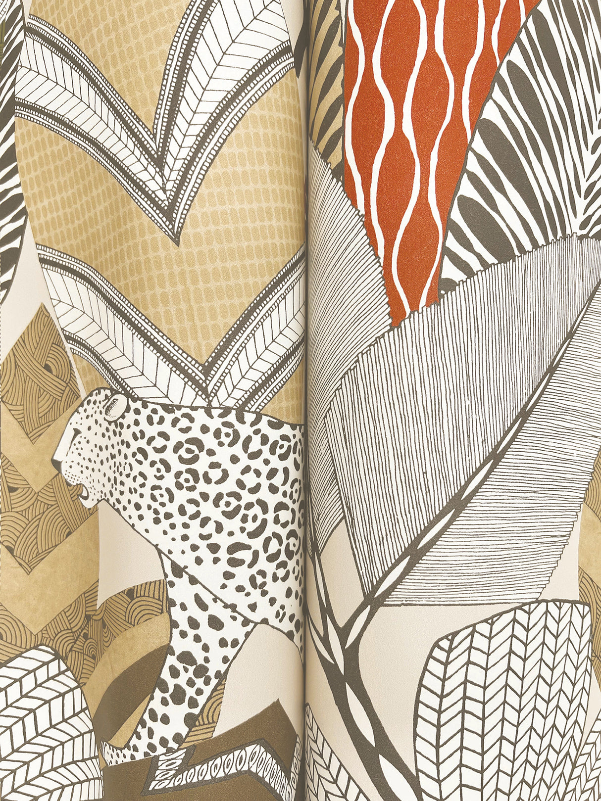Antonina Vella AB3111 Namiri Ochre Wallpaper - Eade's Wallpaper