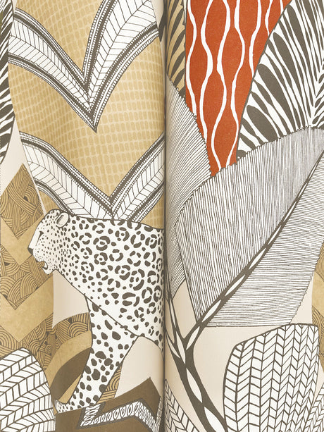 Antonina Vella AB3111 Namiri Ochre Wallpaper - Eade's Wallpaper