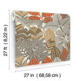 Antonina Vella AB3111 Namiri Ochre Wallpaper - Eade's Wallpaper