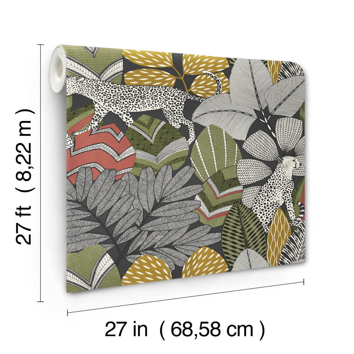 Antonina Vella AB3112 Namiri Black Wallpaper - Eade's Wallpaper