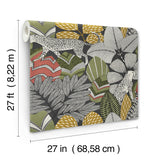 Antonina Vella AB3112 Namiri Black Wallpaper - Eade's Wallpaper