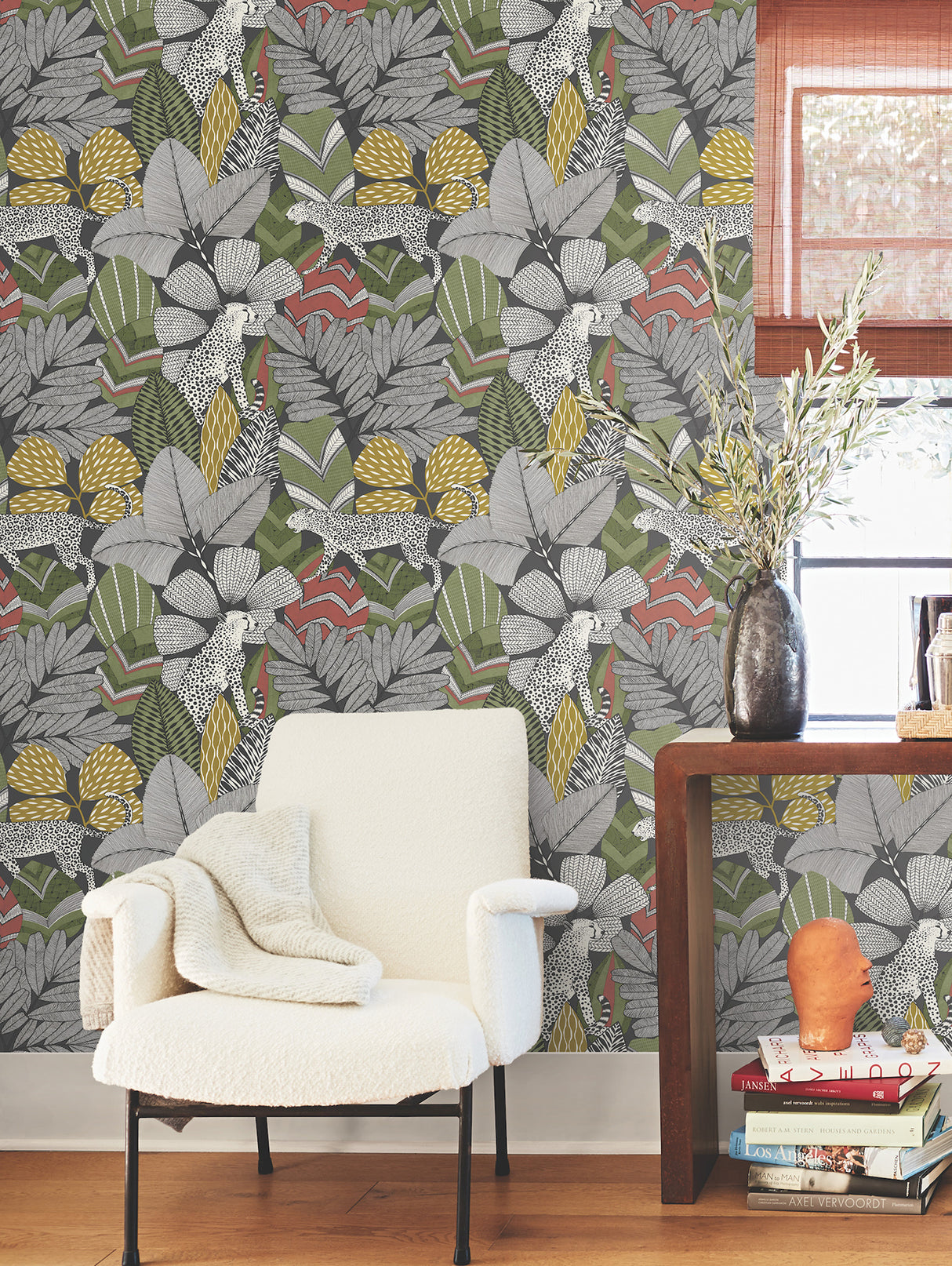 Antonina Vella AB3112 Namiri Black Wallpaper - Eade's Wallpaper
