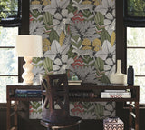 Antonina Vella AB3112 Namiri Black Wallpaper - Eade's Wallpaper