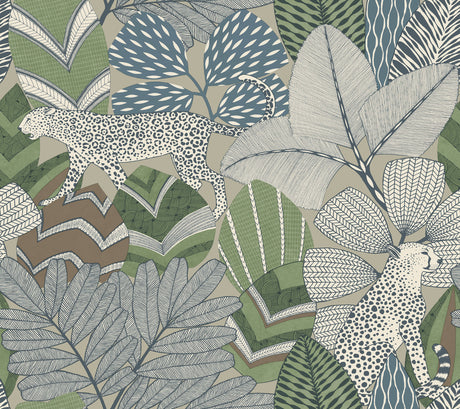 Antonina Vella AB3115 Namiri Blue Wallpaper - Eade's Wallpaper