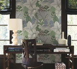 Antonina Vella AB3115 Namiri Blue Wallpaper - Eade's Wallpaper
