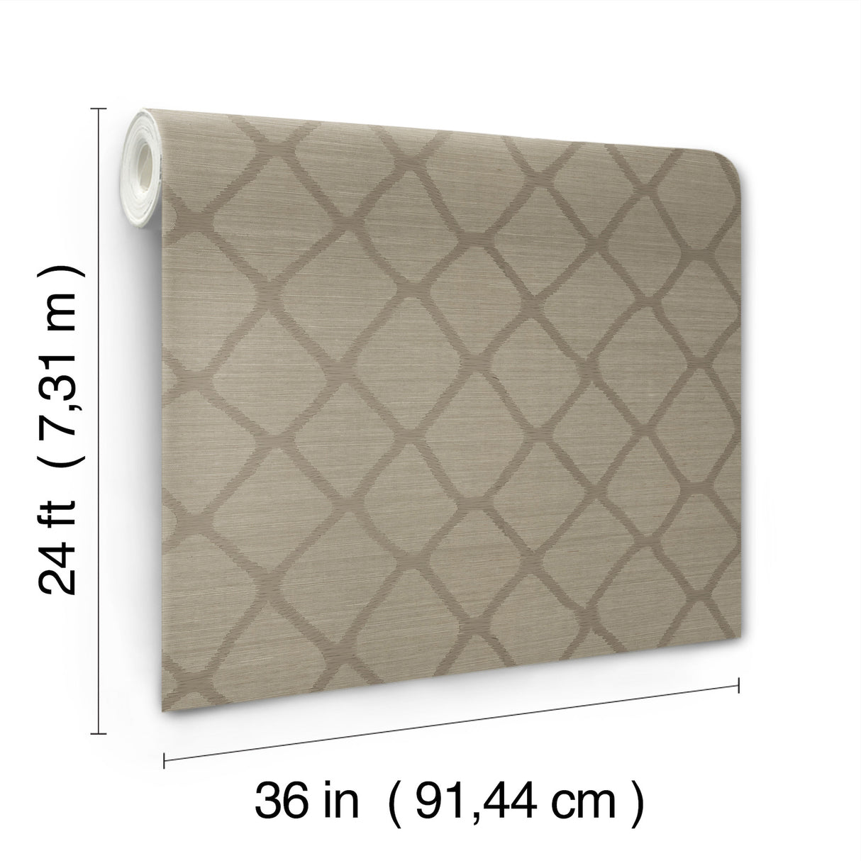 Antonina Vella AB3123 Tonga Taupe Wallpaper - Eade's Wallpaper