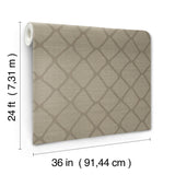 Antonina Vella AB3123 Tonga Taupe Wallpaper - Eade's Wallpaper