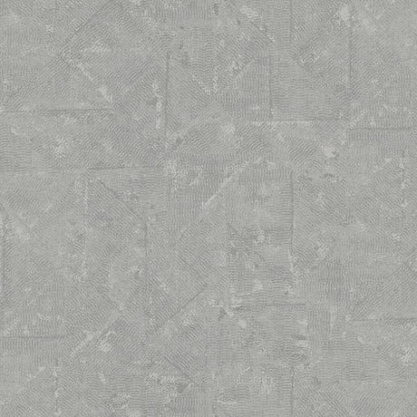 Galerie AC60031 Silver Grey Distressed Geometric Motif - Eade's Wallpaper