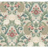 York AC9104 Plume Dynasty Taupe Wallpaper