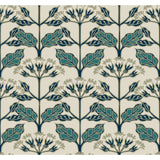 York AC9112 Tracery Blooms Beige Metallic Wallpaper